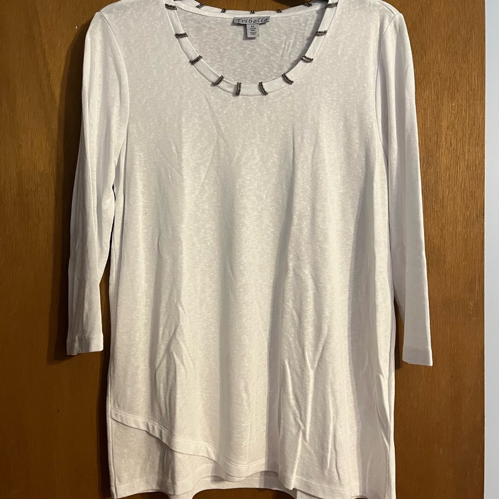 Elegant White Women's Top